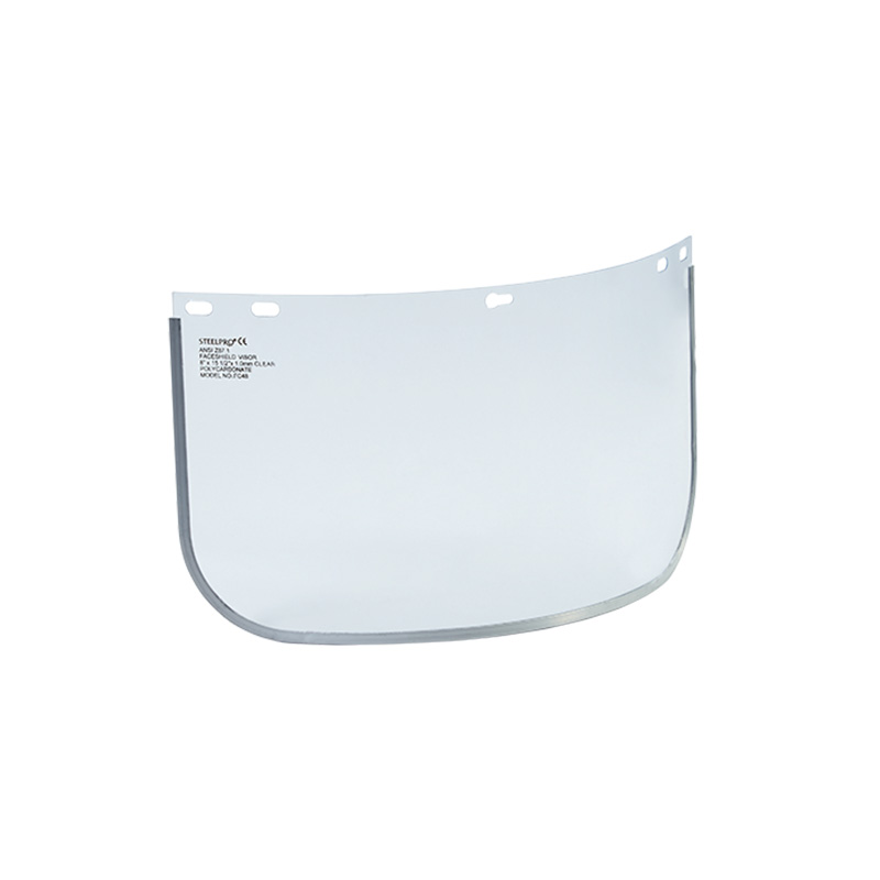10. Visor de policarbonato con filo de aluminio