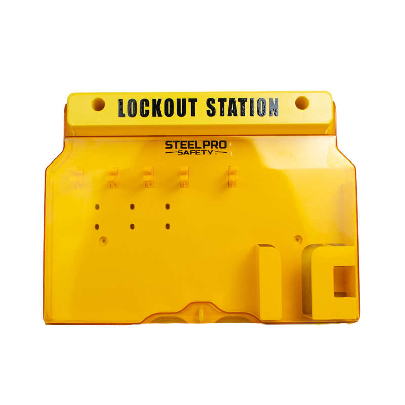 14. Estación de bloqueo con tapa de policarbonato