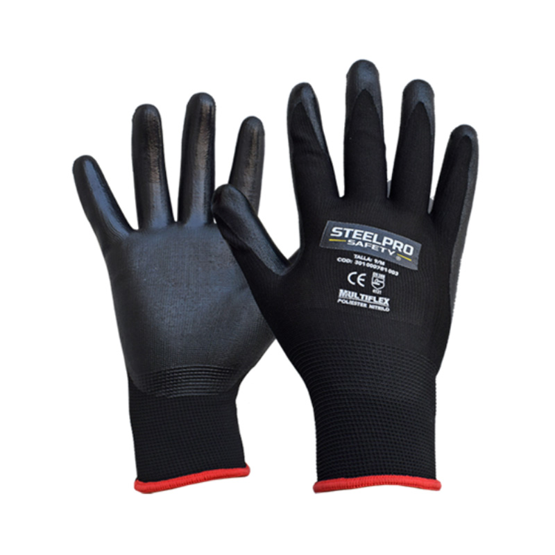 18. Guante Multiflex poliéster PU