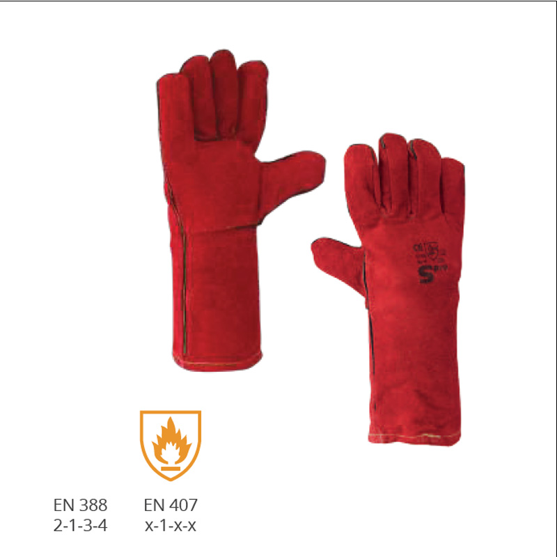 42. GUANTE DE CARNAZA RED